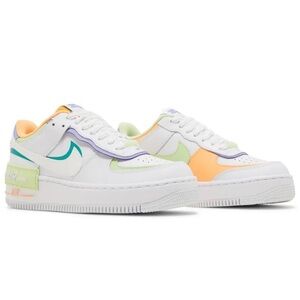 Nike Air Force 1 Shadow White with Pastel Accents